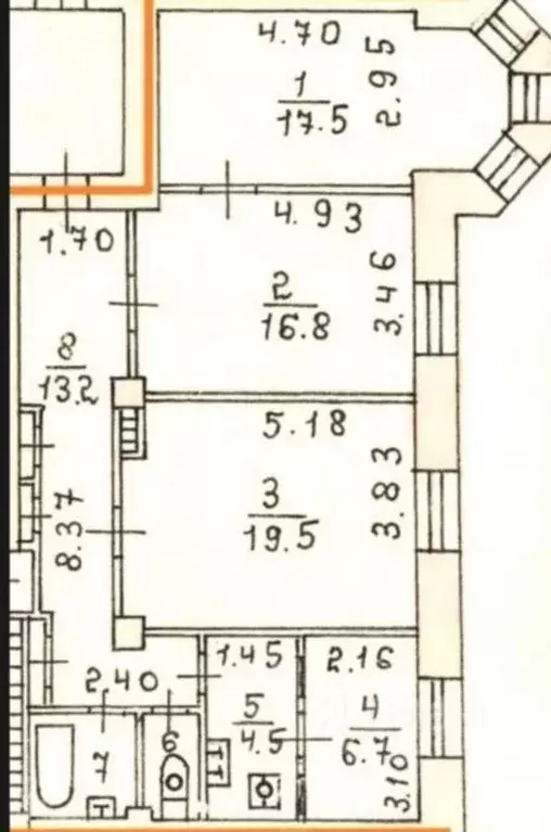 3-к кв. Москва Волоколамское ш., 15/22 (82.8 м) - Фото 1