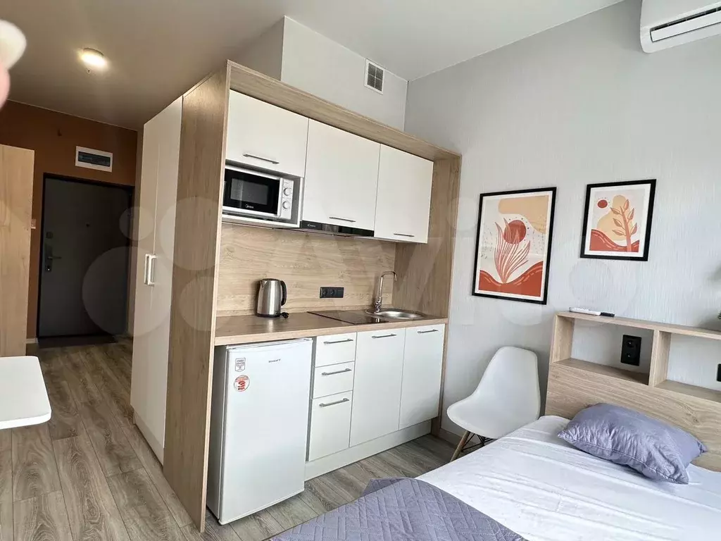 Квартира-студия, 18 м, 8/15 эт. - Фото 1