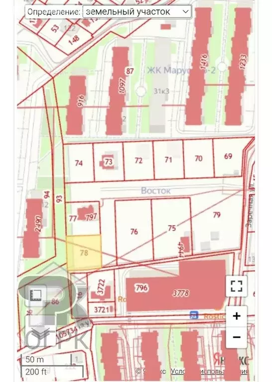 Участок в Марусино, СНТ Восток (11 м) - Фото 2