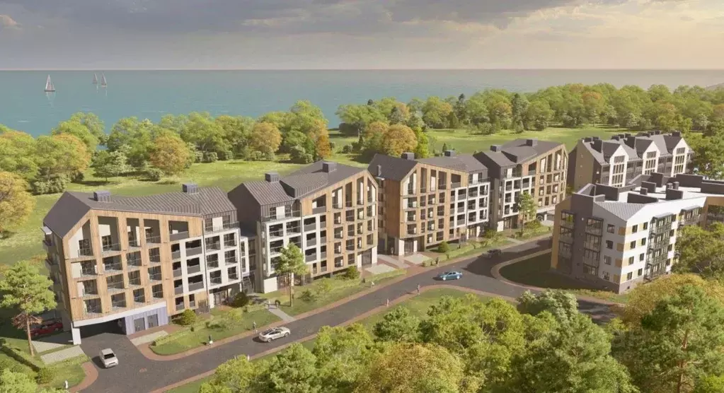 1-к кв. Калининградская область, Пионерский Береговая ул. (35.44 м) - Фото 2