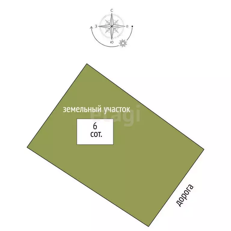Участок в деревня Гостилово, СНТ Берёзка (6 м) - Фото 1