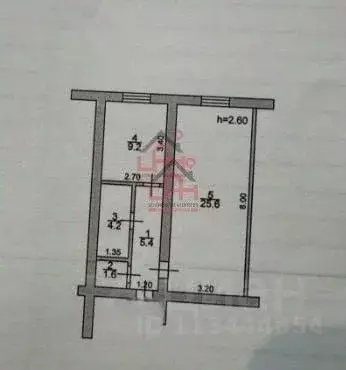 1-к кв. Ставропольский край, Ессентуки ул. Маркова, 33 (46.0 м) - Фото 2
