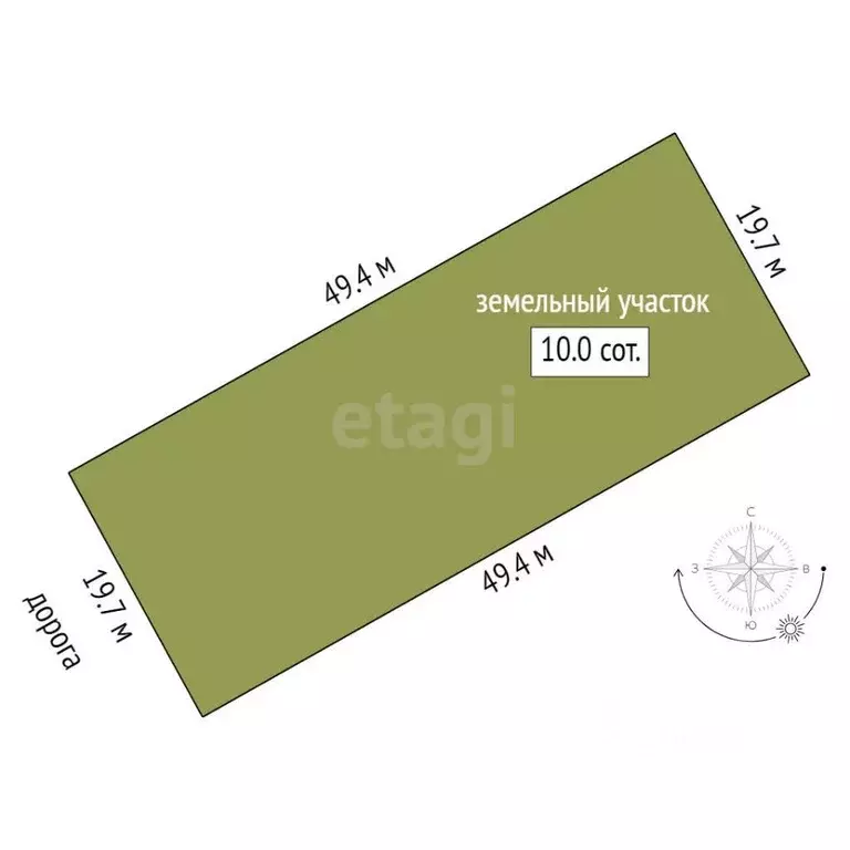 Участок в Тюменская область, Нижнетавдинский муниципальный округ, с. ... - Фото 2