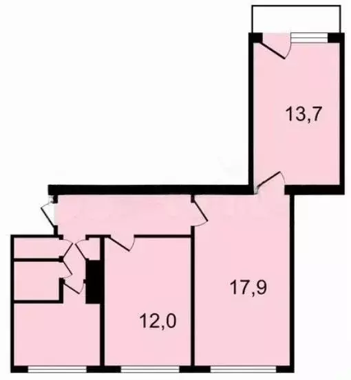 3-к кв. Санкт-Петербург ул. Жени Егоровой, 3К2 (63.0 м) - Фото 1