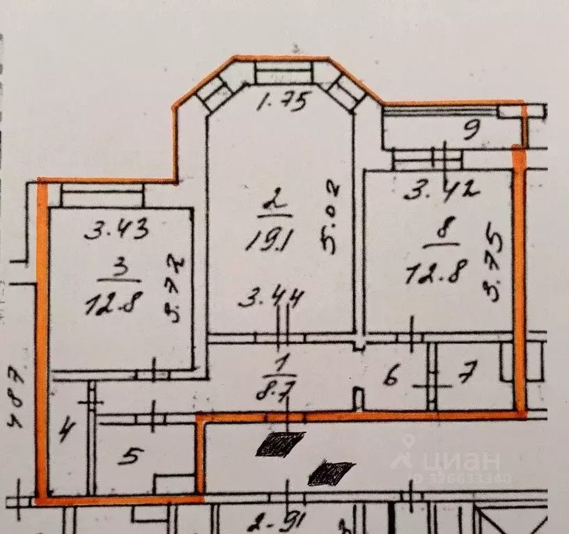 2-к кв. Московская область, Химки Планерная мкр, 20 (65.4 м) - Фото 1
