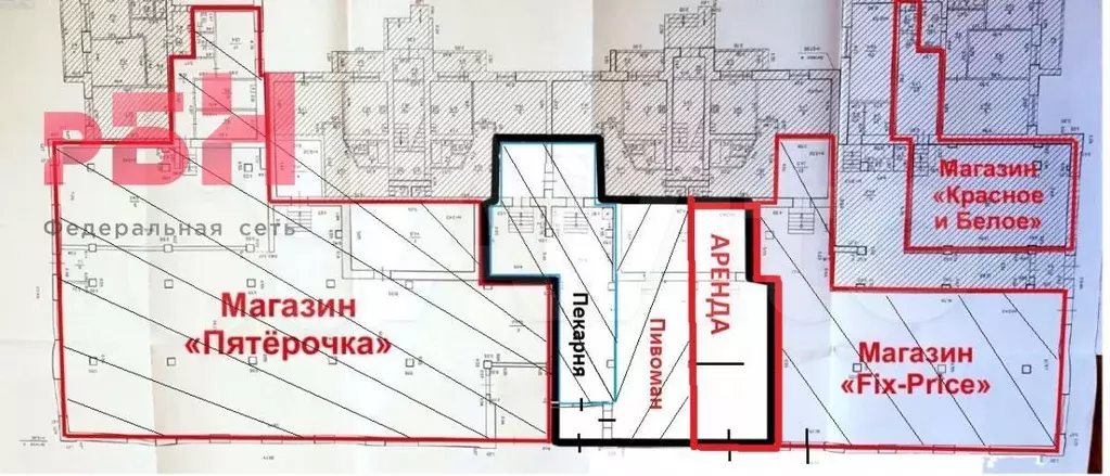 Помещение с высоким трафиком 80 кв.м - Фото 0