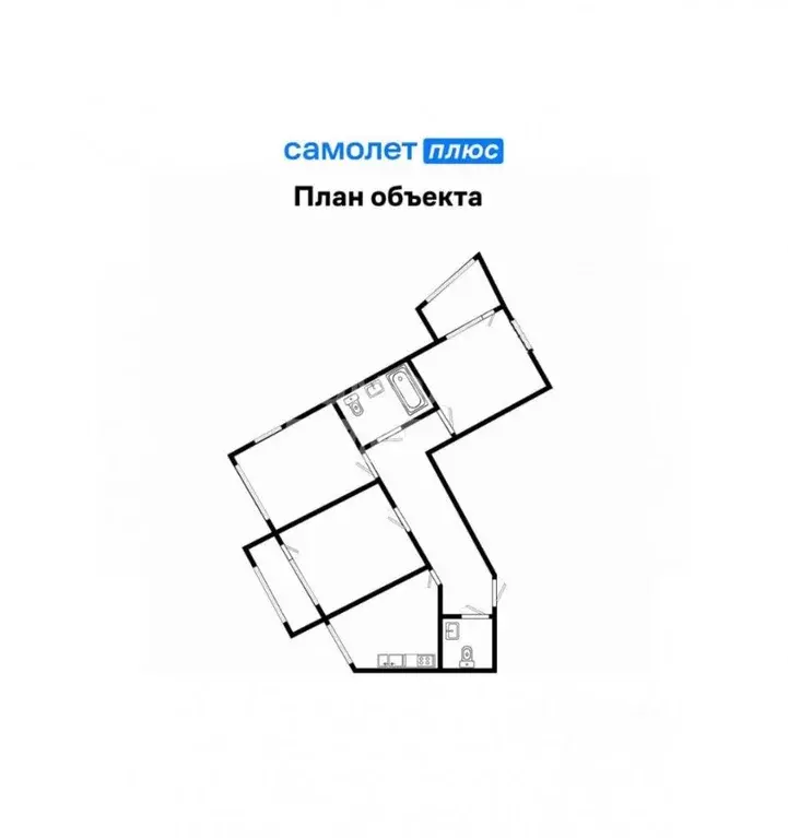 3-к кв. Свердловская область, Екатеринбург ул. Техническая, 14/2 (67.1 ... - Фото 2