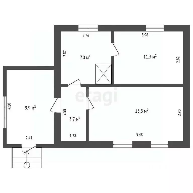 Дом в Крым, Черноморский район, Межводненское с/пос, с. Водопойное ул. ... - Фото 2