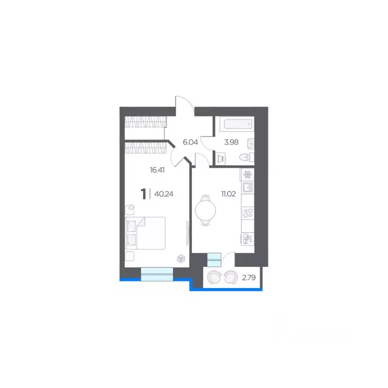 1-к кв. Рязанская область, Рязанский район, Дядьковское с/пос, с. ... - Фото 1