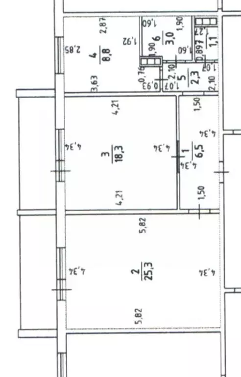 2-к кв. Челябинская область, Копейск ул. Калинина, 17А (65.3 м) - Фото 2