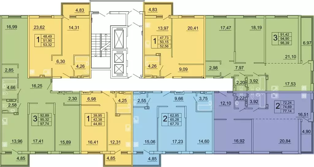 3-к кв. Самарская область, Самара ул. Дыбенко, 5 (98.0 м) - Фото 2
