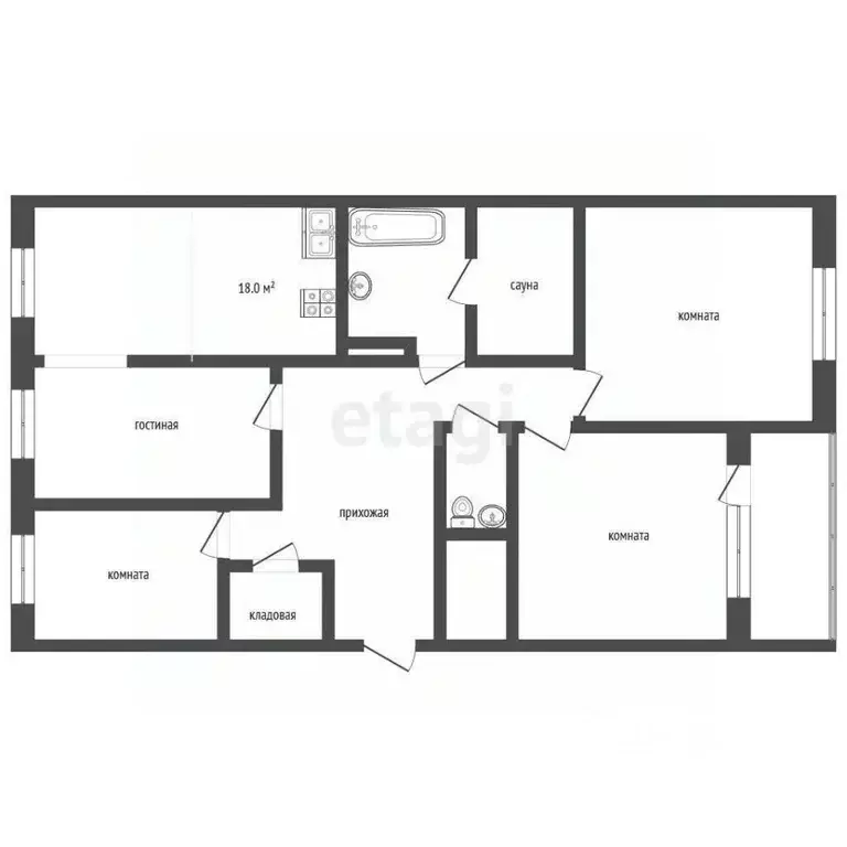 4-к кв. Кемеровская область, Кемерово бул. Строителей, 28/1 (142.0 м) - Фото 0