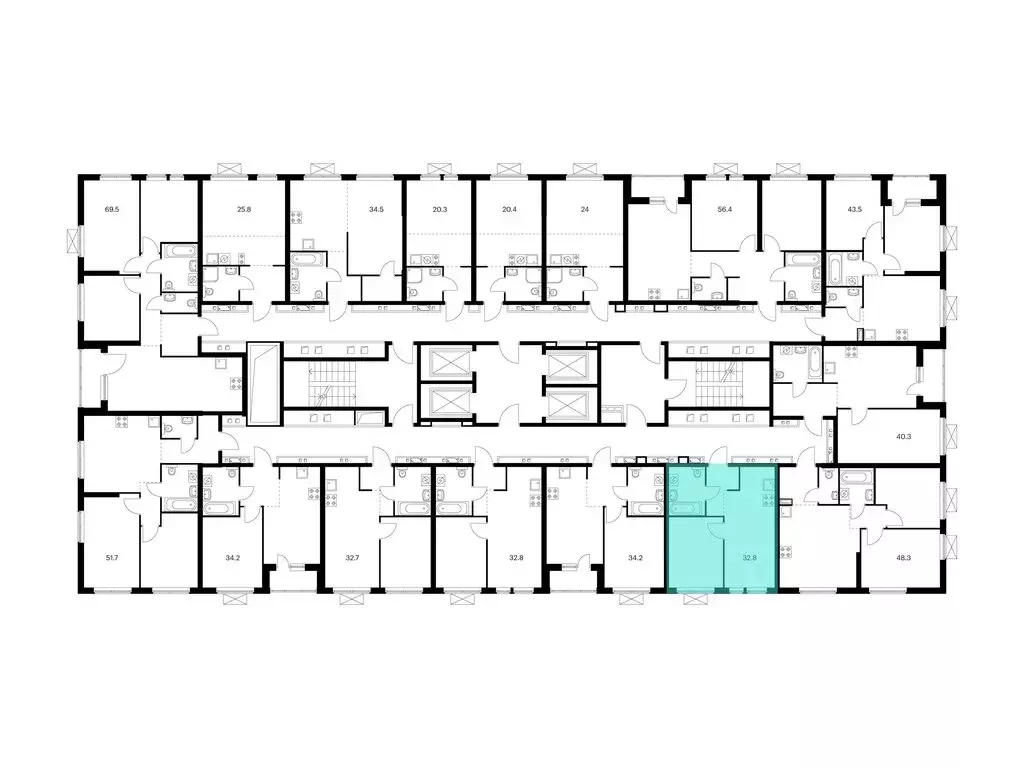 1-комнатная квартира: Владивосток, улица Борисенко, 48к2 (32.8 м) - Фото 2