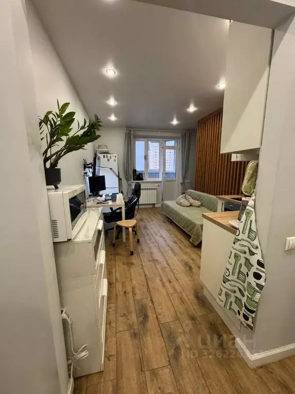 Студия Московская область, Долгопрудный Хлебниково мкр, Новое ш., 12 ... - Фото 1