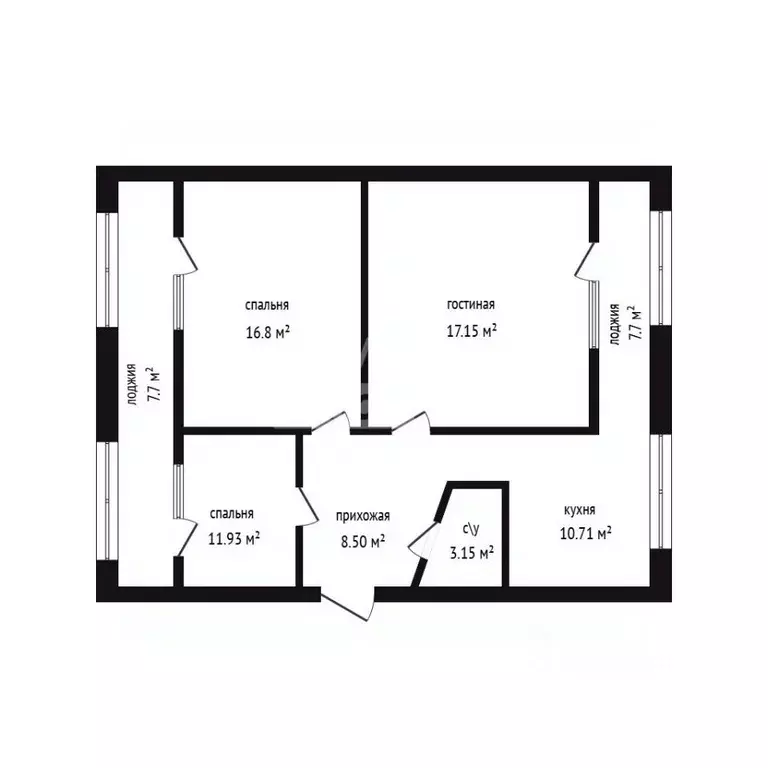 3-к кв. Дагестан, Дербент ул. Х. Тагиева, 33В (81.0 м) - Фото 2