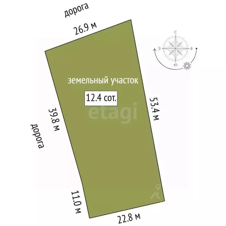 Участок в Свердловская область, Талица пл. Молодежная (12.0 сот.) - Фото 2