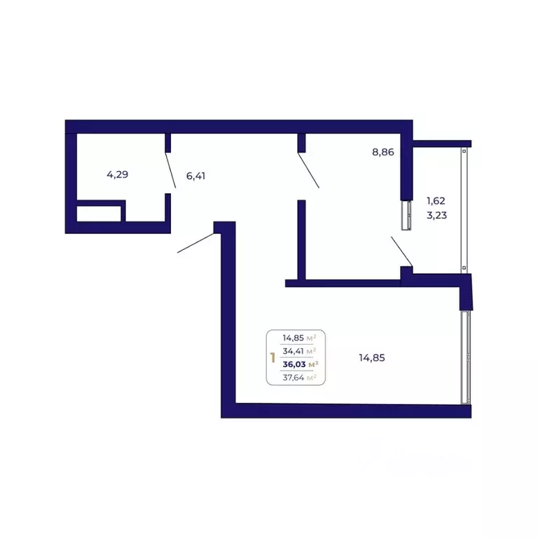 1-к кв. Башкортостан, Уфа Затон-Восточный жилрайон, Паруса жилой ... - Фото 1