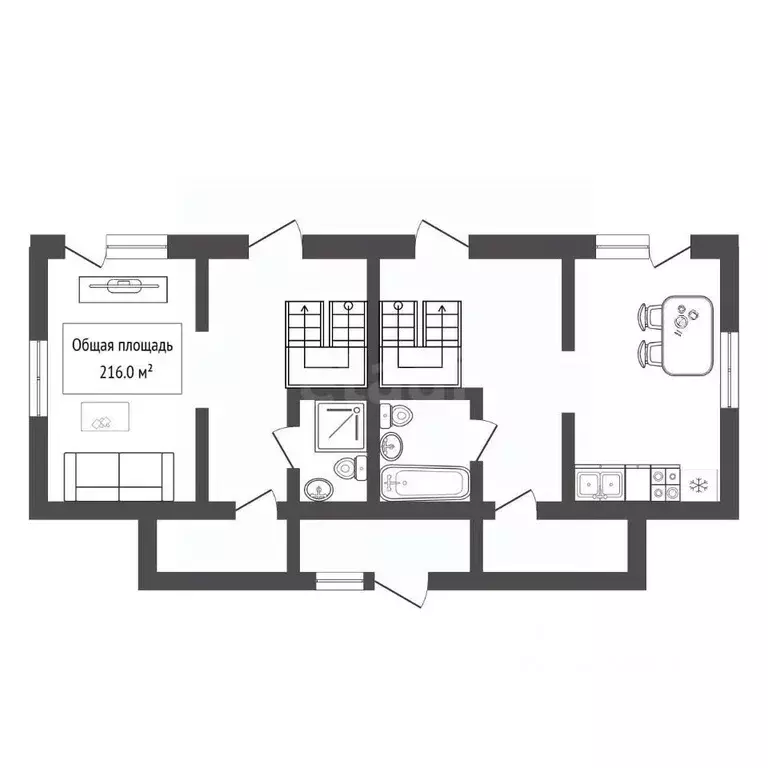 Дом в Алтай, Майминский район, Манжерокское с/пос, с. Озерное ул. ... - Фото 2