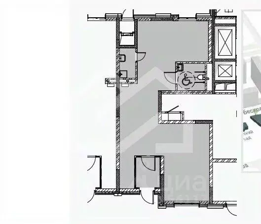 Помещение свободного назначения в Москва ул. Николая Озерова, 2к2 (84 ... - Фото 2
