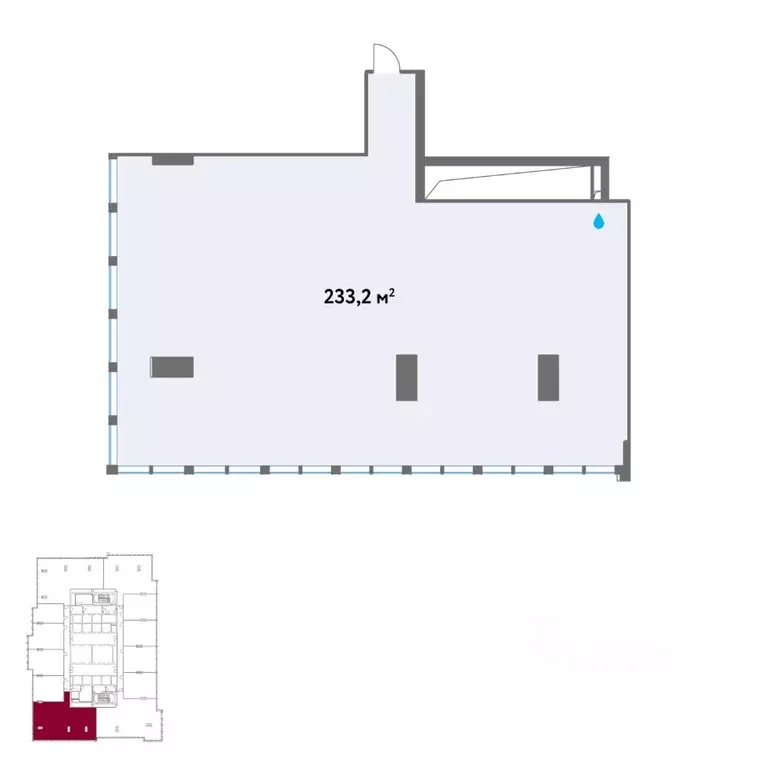 Офис в Москва Кинематографический кв-л,  (233 м) - Фото 2
