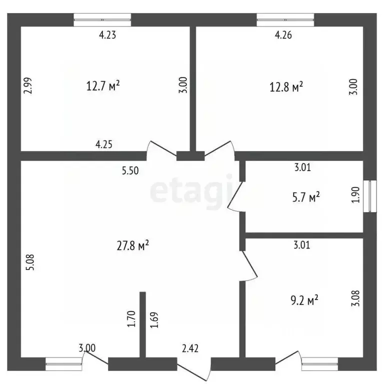 Дом в Севастополь Балаклавский муниципальный округ, Союз ТСН, 134 (71 ... - Фото 2