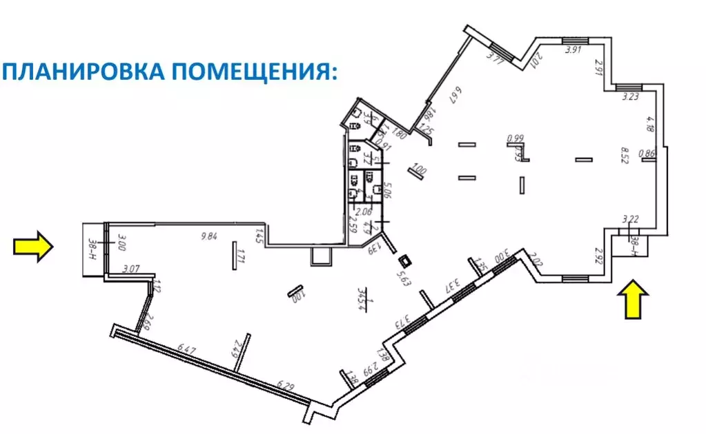 Помещение свободного назначения в Санкт-Петербург бул. Вилькицкий, 7 ... - Фото 0