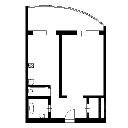 1-к кв. Воронежская область, Воронеж Московский просп., 110А (43.0 м) - Фото 2