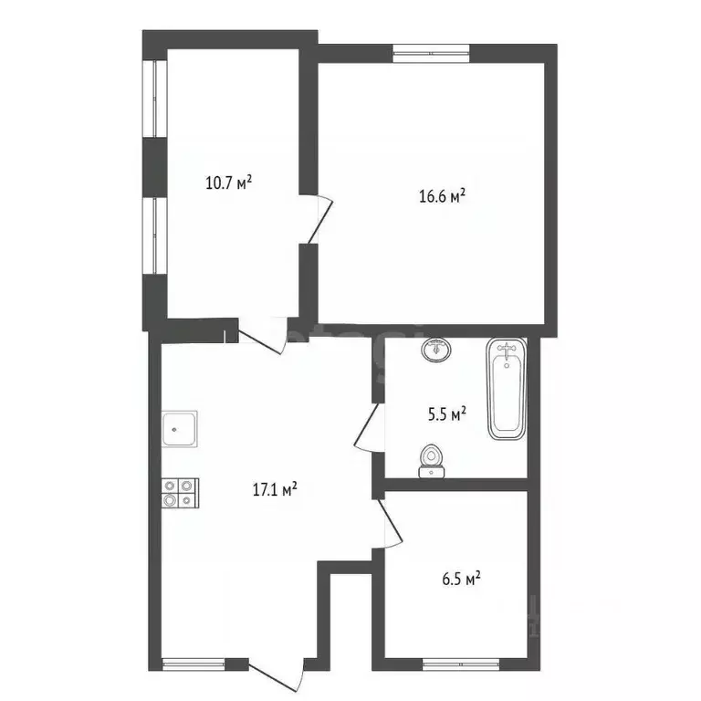 Дом в Воронежская область, Каширский район, Колодезянское с/пос, пос. ... - Фото 2