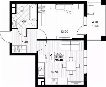 1-к кв. Краснодарский край, Анапа муниципальный округ, с. Сукко ... - Фото 1