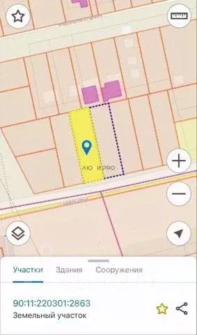 Участок в Крым, Евпатория городской округ, Заозерное пгт ул. Аллея ... - Фото 2