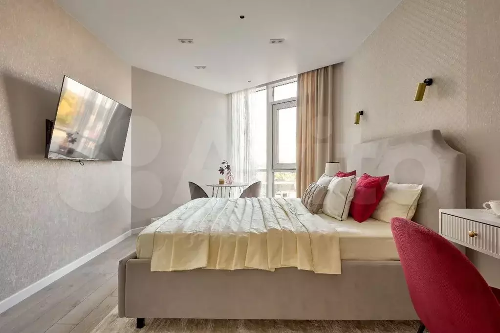 Апартаменты-студия, 25,5 м, 6/21 эт. - Фото 1