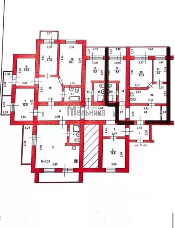 6-к кв. Волгоградская область, Волгоград ул. Милиционера Буханцева, 18 ... - Фото 2