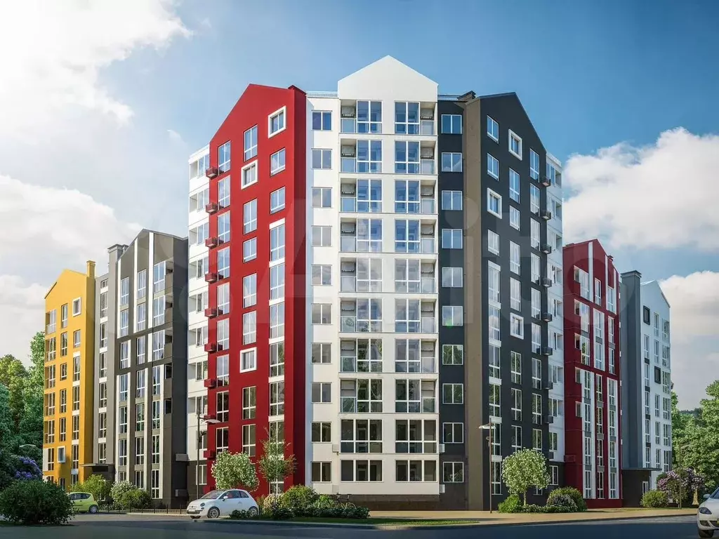 3-к. квартира, 84,7 м, 2/9 эт. - Фото 0