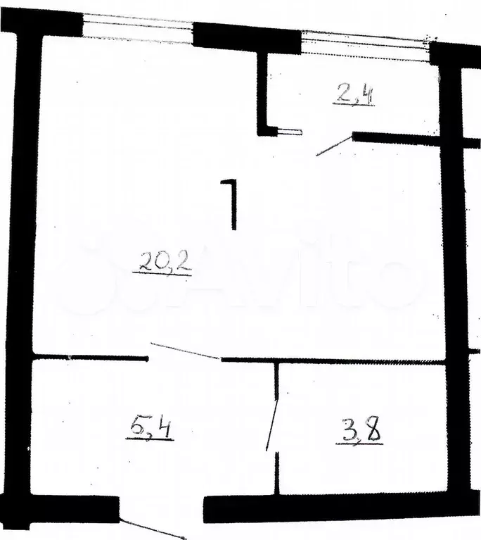 Квартира-студия, 31,8 м, 5/9 эт. - Фото 0