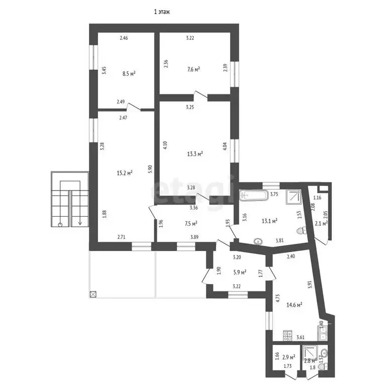 Дом в Морское, Виноградная улица (184.8 м) - Фото 2