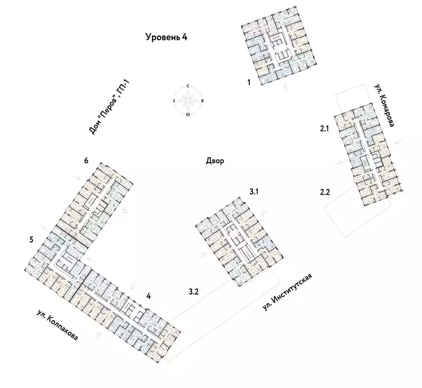 2-комнатная квартира: Мытищи, ЖК Страна.Парковая (58.14 м) - Фото 1