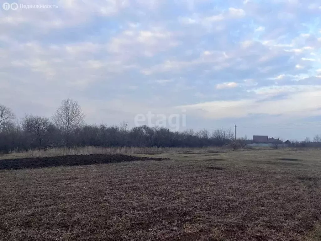 Участок в Семилукский район, село Губарёво, Октябрьская улица (10 м) - Фото 1