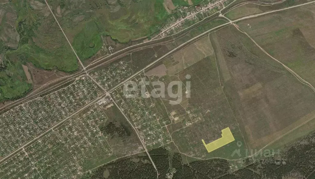 Участок в Бурятия, Заиграевский район, Талецкое с/пос, Здоровье СНТ  ... - Фото 1