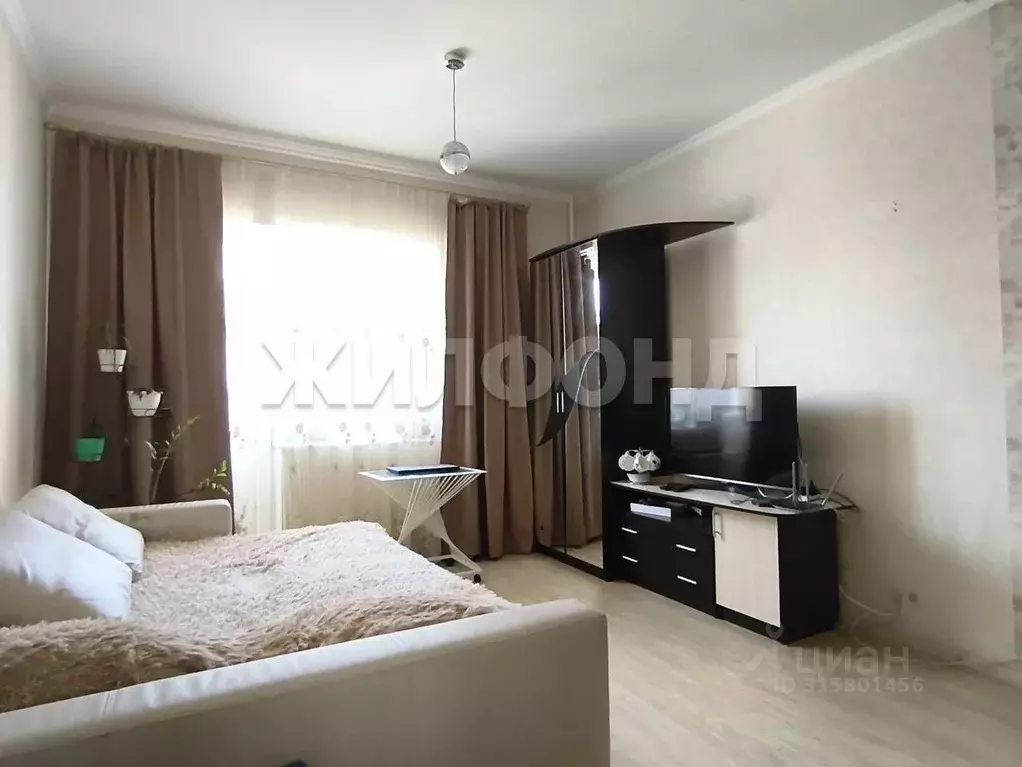 1-к кв. Новосибирская область, Новосибирск ул. Фадеева, 66 (34.8 м) - Фото 0