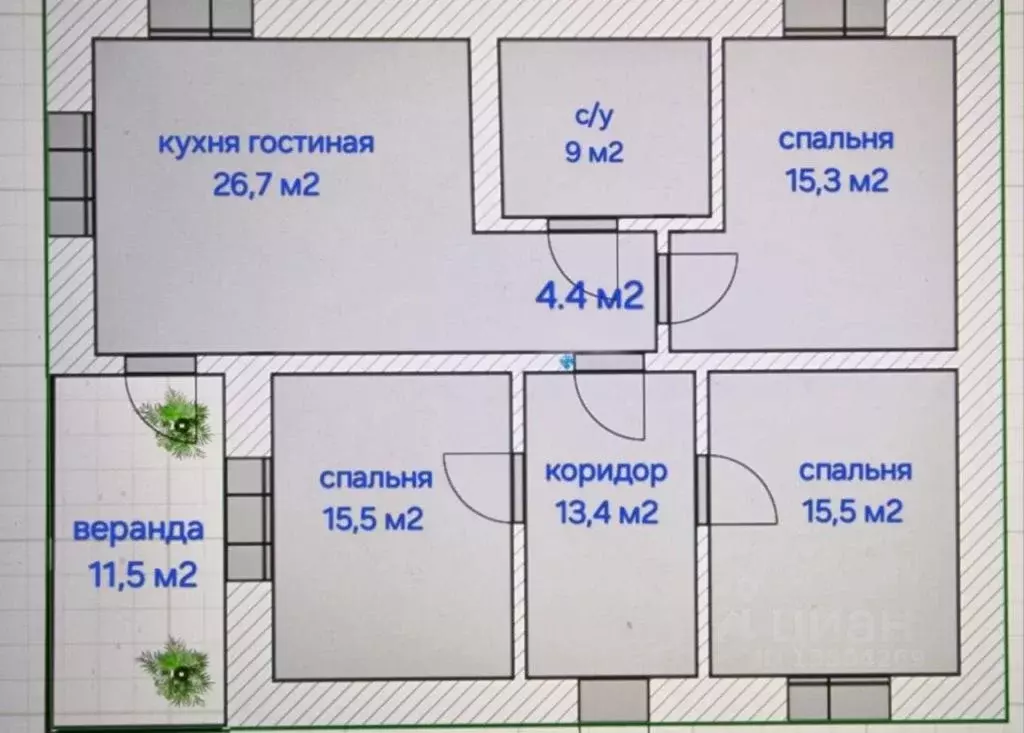 Коттедж в Костромская область, Костромской район, Бакшеевское с/пос, ... - Фото 2