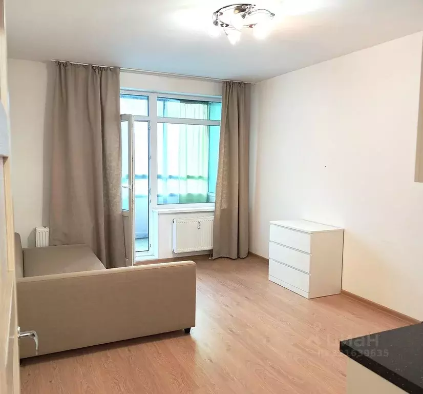 Студия Санкт-Петербург аллея Арцеуловская, 23к1 (31.0 м) - Фото 0
