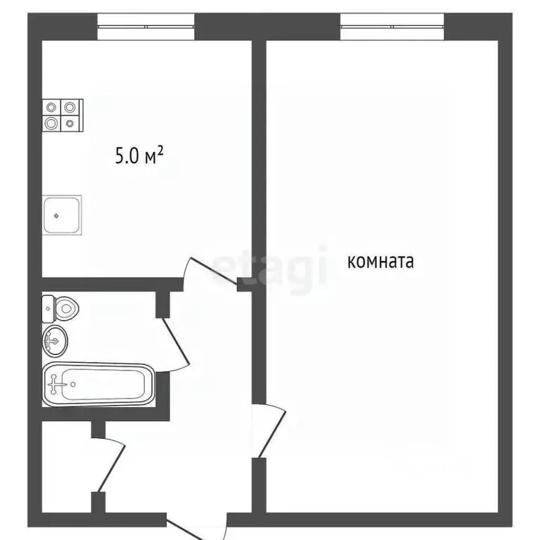 1-к кв. Ярославская область, Ярославль ул. Серго Орджоникидзе, 29 ... - Фото 2