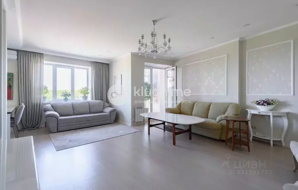 3-к кв. Татарстан, Казань ул. Баки Урманче, 1 (95.0 м) - Фото 1
