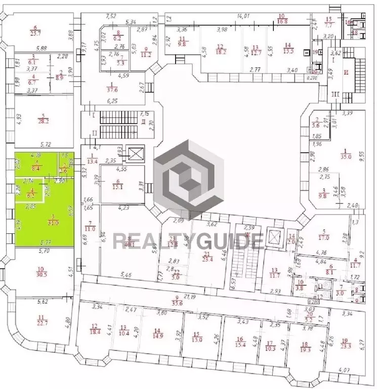 Офис в Москва Столовый пер., 6 (49 м) - Фото 1