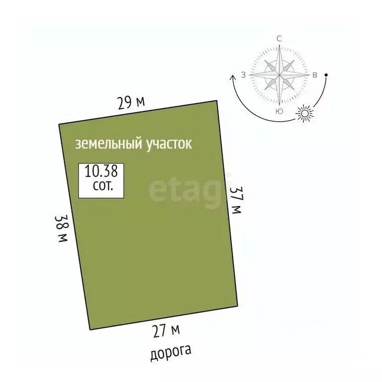 Участок в Крым, Ленинский район, Белинское с/пос, с. Новоотрадное ул. ... - Фото 2