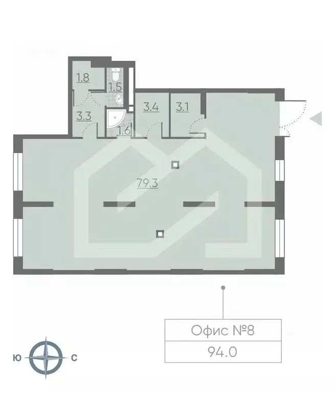 Торговая площадь в Москва Производственная ул., 19Ак2 (93 м) - Фото 2