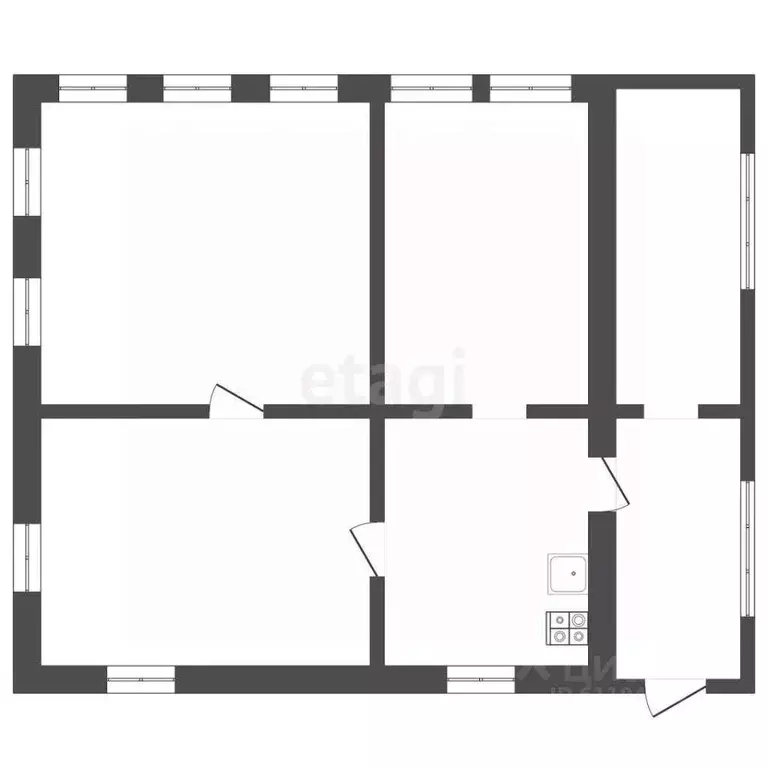Дом в Мордовия, Лямбирский район, с. Кривозерье Колхозная ул., 23 (61 ... - Фото 1
