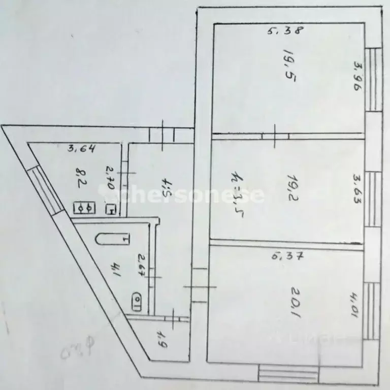 3-к кв. Севастополь ул. Ленина, 68 (86.0 м) - Фото 1