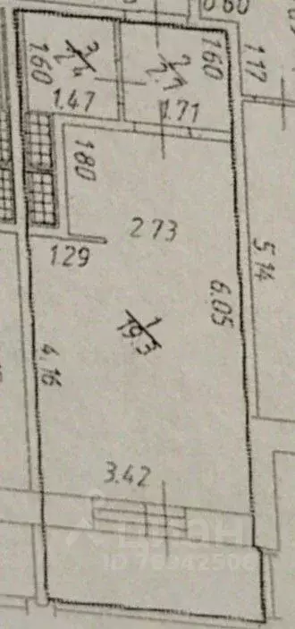 Студия Санкт-Петербург Мебельная ул., 19К2 (24.4 м) - Фото 2