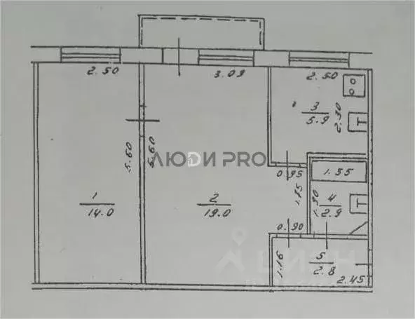 2-к кв. Башкортостан, Уфа ул. Достоевского, 152/1 (45.4 м) - Фото 2